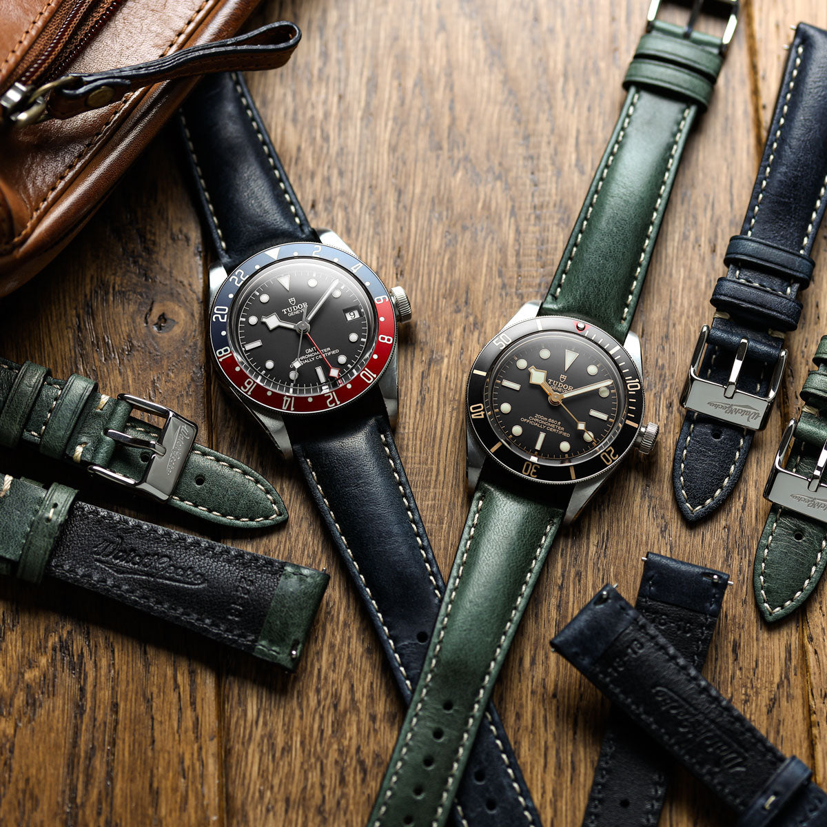 Original Vintage Highley Genuine Leather Watch Strap Reef