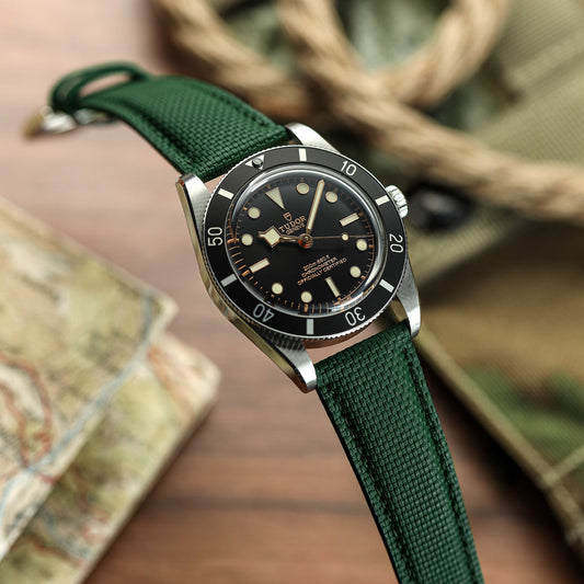 Waypoint Rubber Watch Strap - Lagoon Green