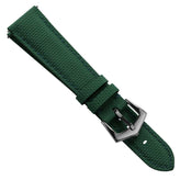 Waypoint Rubber Watch Strap - Lagoon Green