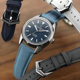 Waypoint Rubber Watch Strap - Horizon Blue 