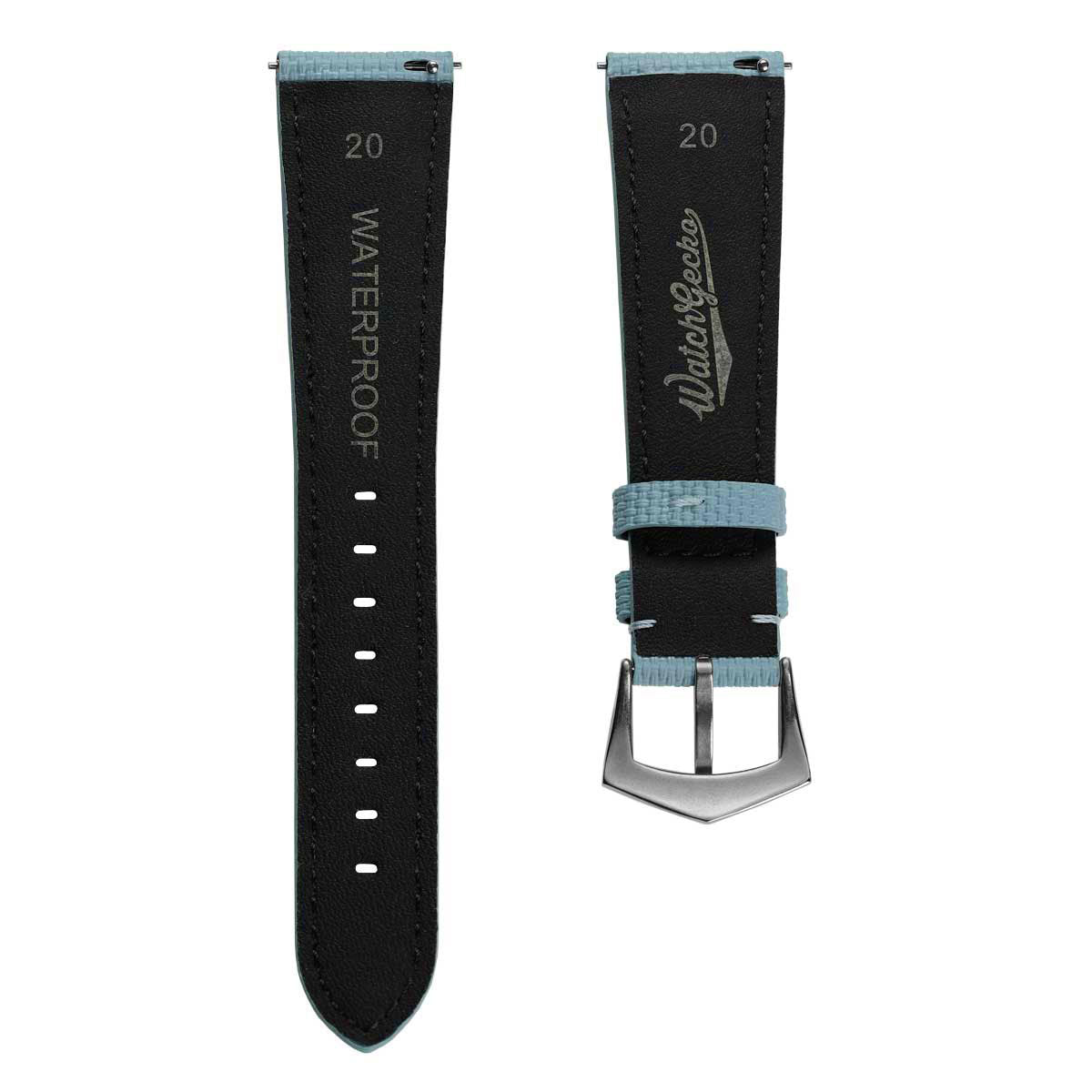 Waypoint Rubber Watch Strap - Horizon Blue