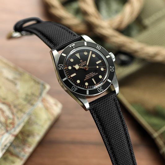 Waypoint Rubber Watch Strap - Abyss Black