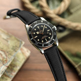 Waypoint Rubber Watch Strap - Abyss Black