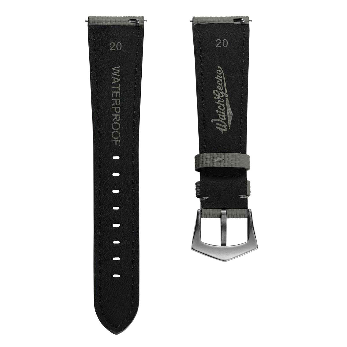 Waypoint Rubber Watch Strap - Storm Grey