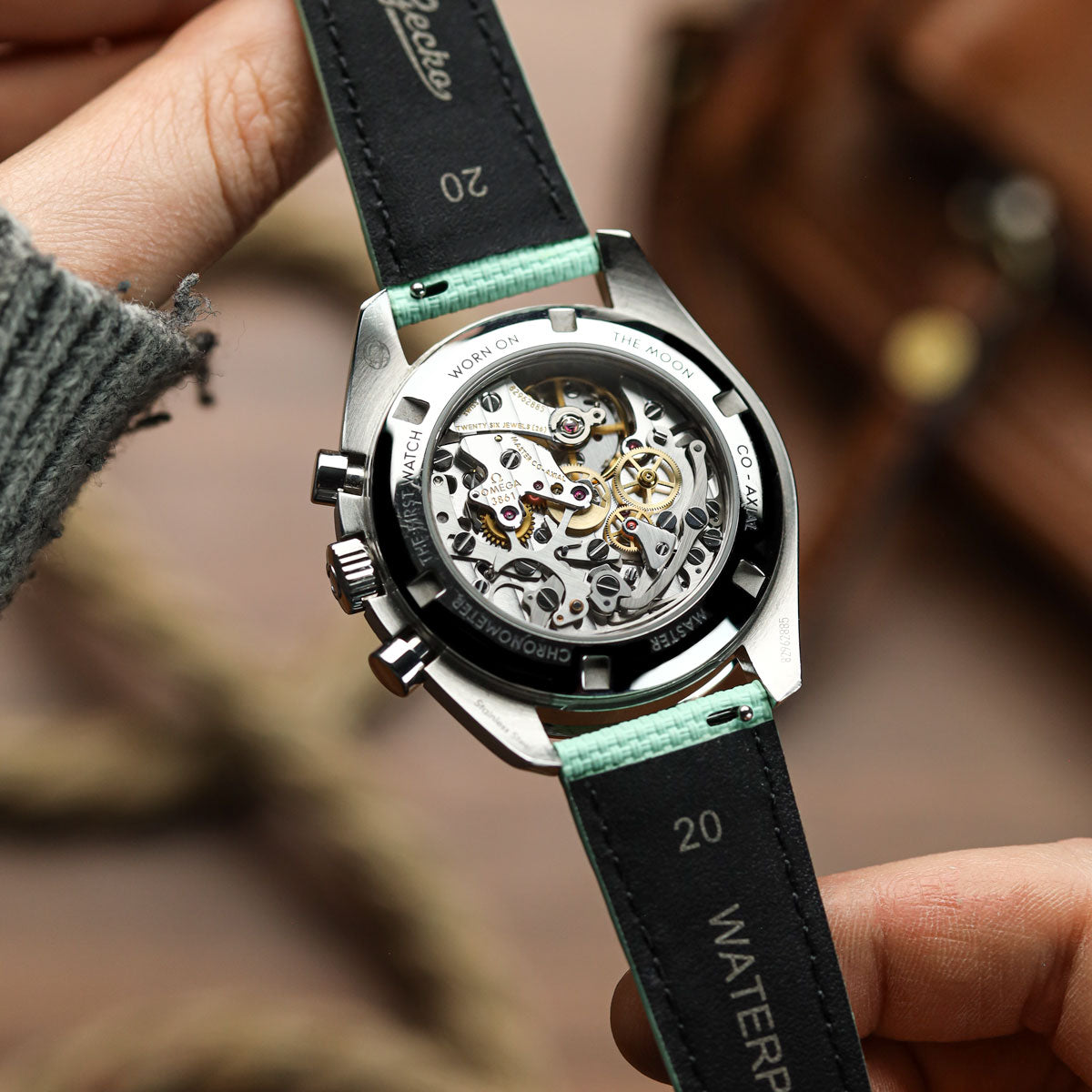 Waypoint Rubber Watch Strap - Seafoam Green