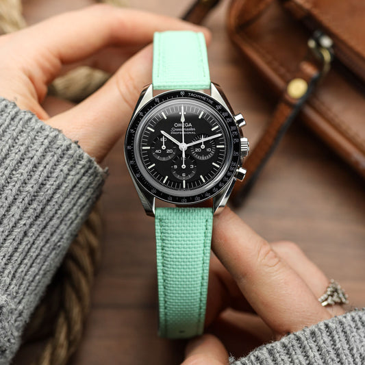Waypoint Rubber Watch Strap - Seafoam Green
