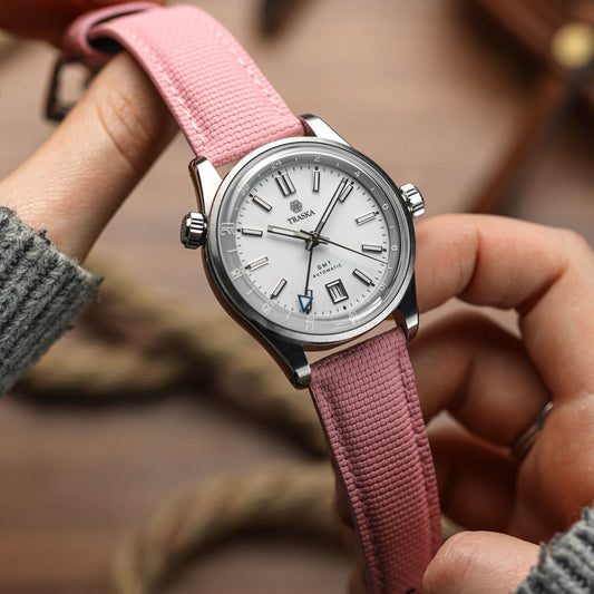 Waypoint Rubber Watch Strap - Sunset Pink