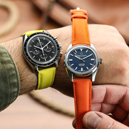 Waypoint Rubber Watch Strap - Dawn Yellow