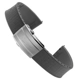 Mosaic CTS Rubber Watch Strap - Storm Grey