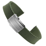 Mosaic CTS Rubber Watch Strap - Military Green