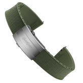 Mosaic CTS Rubber Watch Strap - Military Green