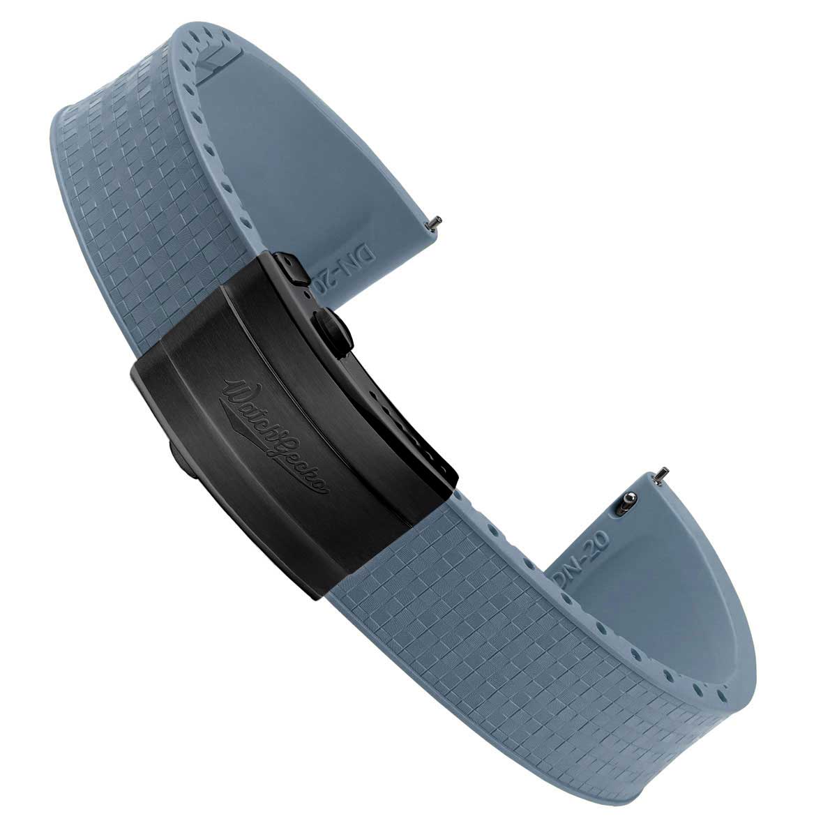 Mosaic CTS Rubber Watch Strap - Powder Blue