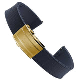Mosaic CTS Rubber Watch Strap - Navy Blue