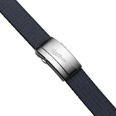 Mosaic CTS Rubber Watch Strap with Push Button Buckle - Navy Blue