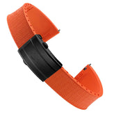 Mosaic CTS Rubber Watch Strap - Spanish Orange