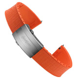 Mosaic CTS Rubber Watch Strap - Spanish Orange