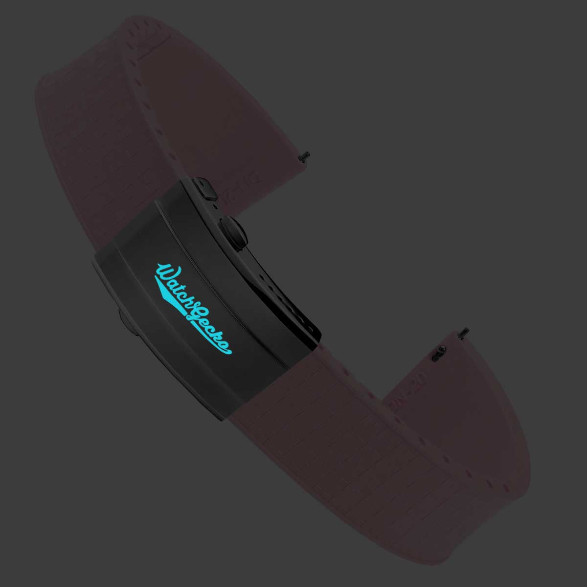 Mosaic CTS Rubber Watch Strap - Candy Pink