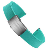 Mosaic CTS Rubber Watch Strap -  Aqua Blue