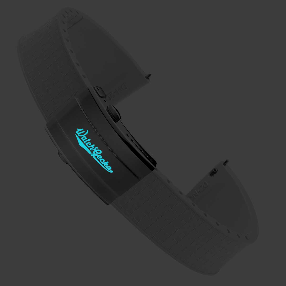 Mosaic CTS Rubber Watch Strap - Ice White