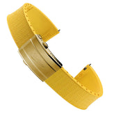 Mosaic CTS Rubber Watch Strap - Canary Yellow