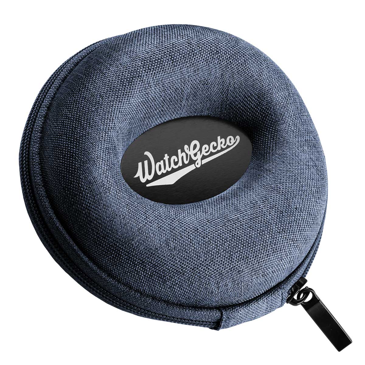 Zip Up Doughnut Watch Case - Cobalt Mesh