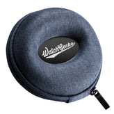 Zip Up Doughnut Watch Case - Cobalt Mesh