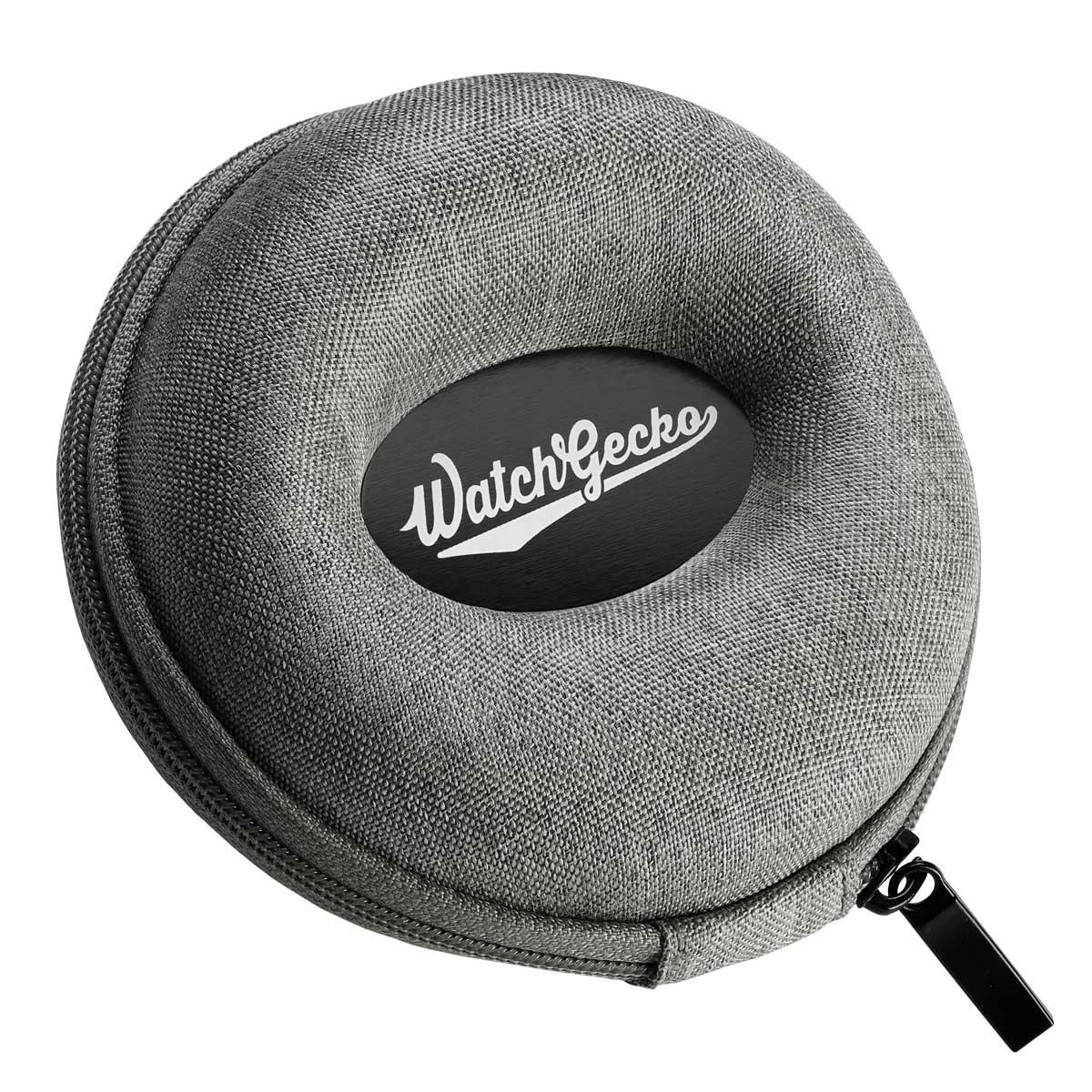 Zip Up Doughnut Watch Case - Carbon Slate
