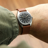 WatchGecko Sennen Quick-Release FKM Rubber Watch Strap - Brown