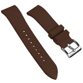 WatchGecko Sennen Quick-Release FKM Rubber Watch Strap - Brown