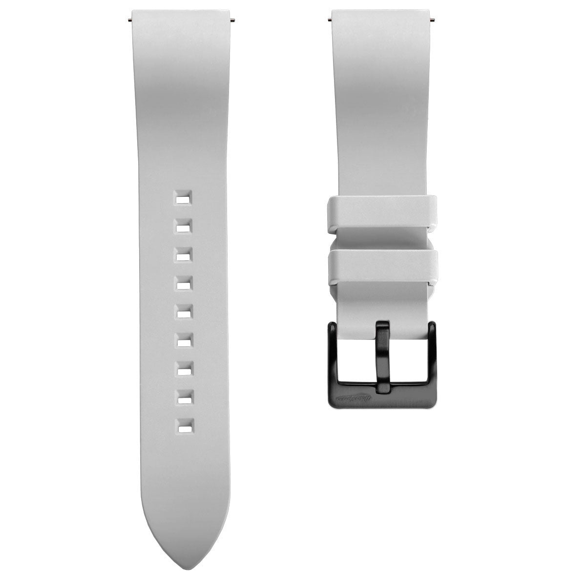Sennen Quick-Release FKM Rubber Watch Strap - White