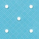 Vintage Style Perforated Rubber Watch Strap - Light Blue