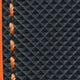 WatchGecko ChronoFlex Watch Strap -  Blue & Orange