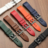 WatchGecko Sennen Quick-Release FKM Rubber Watch Strap