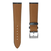 Laverton Padded Patina Calf Leather Watch Strap - Blue Jeans