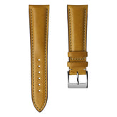 Laverton Padded Cavallo Leather Watch Strap - Cognac