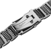 Genuine H Link Shark Mesh 316L Stainless Watch Bracelet - Polished