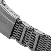 Genuine H Link Shark Mesh 316L Stainless Watch Bracelet - Polished