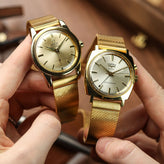 NEW Calibre 1960 Mesh Watch Strap - PVD Gold