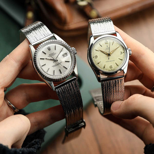 Fresco Classic Mesh Watch Strap - Polished