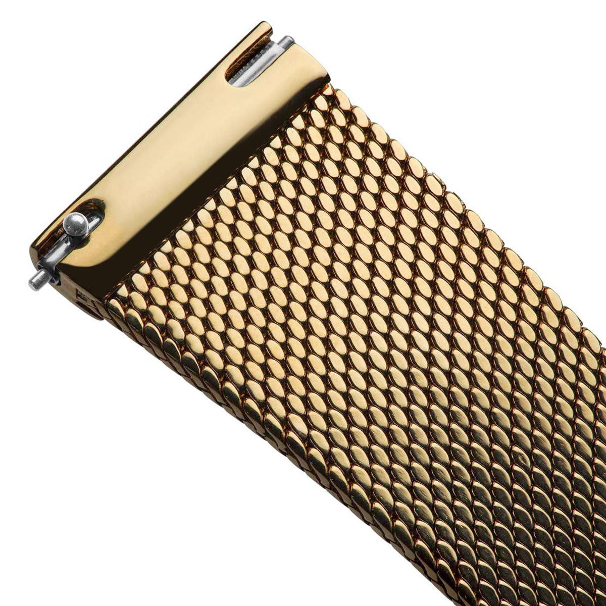 Fresco Classic Mesh Watch Strap - IP Gold