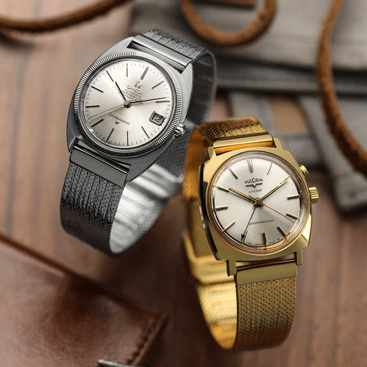 Fresco Classic Mesh Watch Strap - Polished