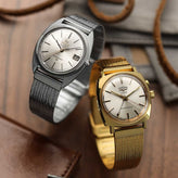 Fresco Classic Mesh Watch Strap - IP Gold