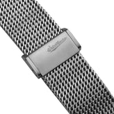 Old Stock Oblique Milanese Mesh Stainless Steel Watch Strap - Polished
