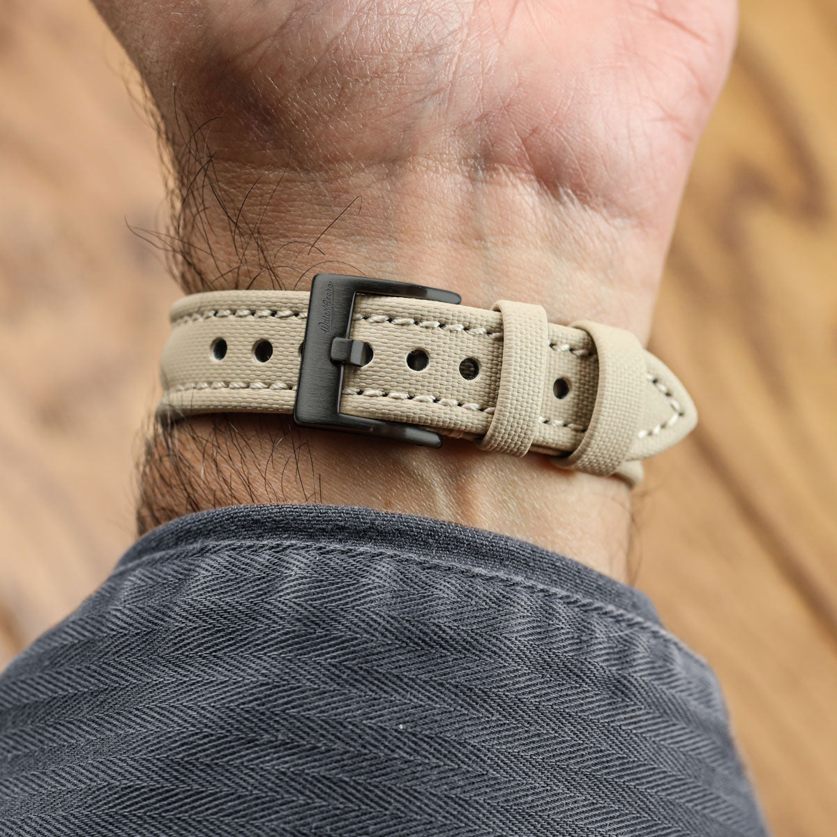 Atlas Sailcloth Watch Strap - Beige