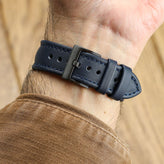 Atlas Sailcloth Watch Strap with IP Black Buckle