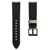 Atlas Sailcloth Watch Strap - Beige with IP Black Buckle