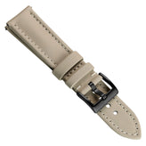 Atlas Sailcloth Watch Strap - Beige with IP Black Buckle