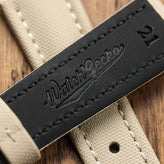 WatchGecko Atlas Sailcloth Watch Strap - Beige
