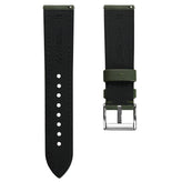 WatchGecko Atlas Sailcloth Strap - Green