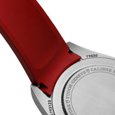 WatchGecko Tudor Black Bay 58 Style Rubber Watch Strap -  Red